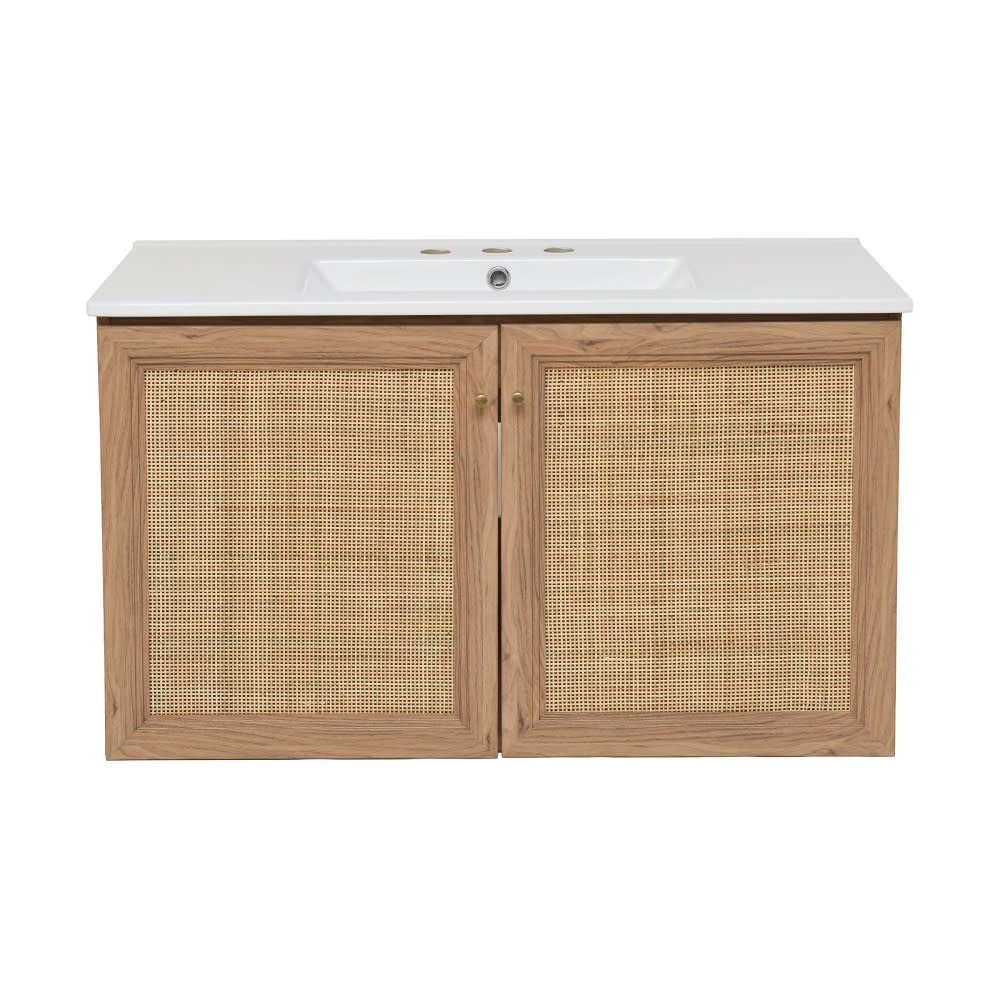 Swiss Madison SM-BV667-3 Classe 36″ – Golden Oak / White