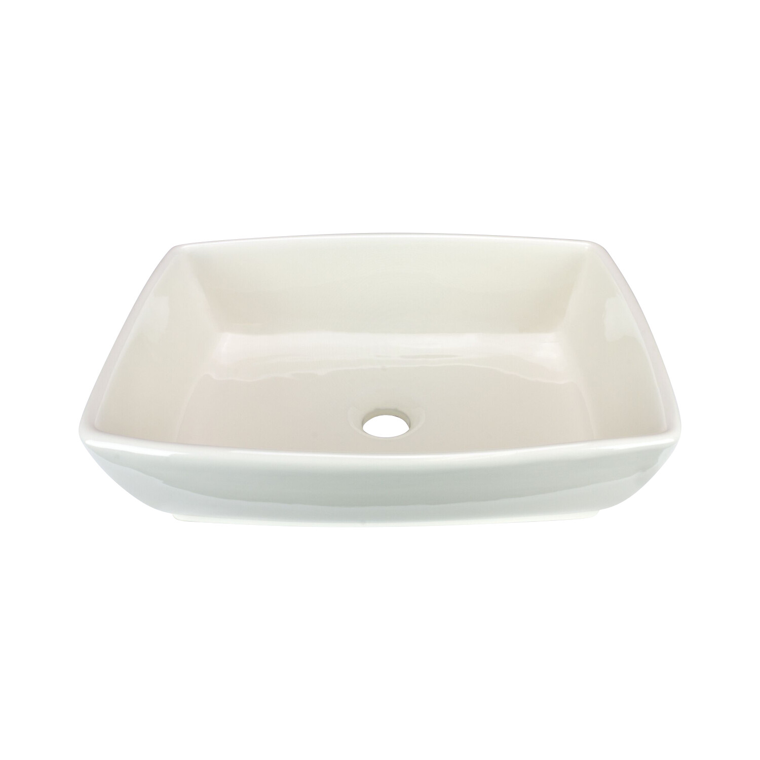 Tub Rectangular Vessel Bathroom Sink 18-3/4″ X 13-1/4″ X 5-1/2″ Ivory Porcelain