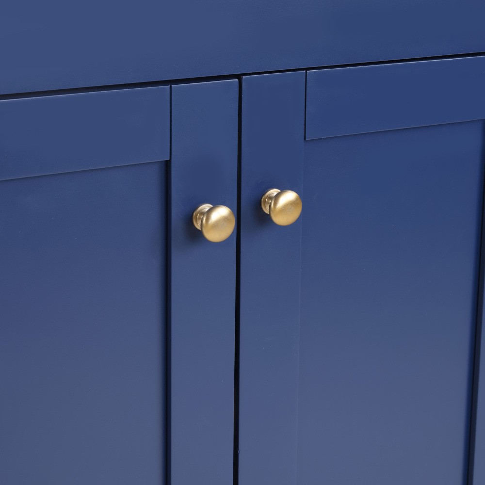 Bathroom Vanity W Ceramic Sink Soft-Close Drawers