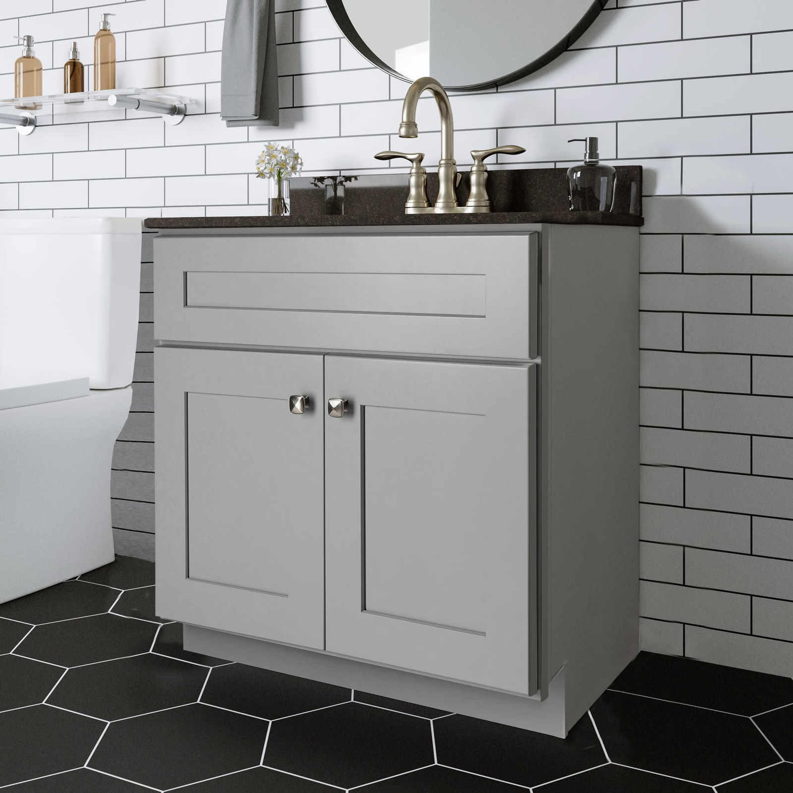 Design House 587089 Brookings 30″ Single – Grey