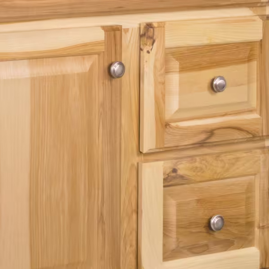 Glacier Bay Hampton 48 Bath Vanity Cabinet – Natural Hickory, Cabinet Only NEW