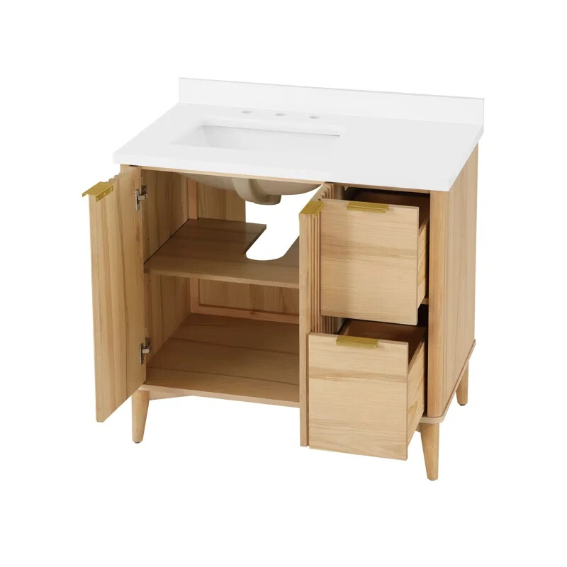 36 inch bathroom vanity with sink