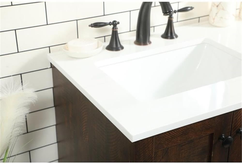 Elegant Kitchen and Bath – VF2832EX – 32 Inch Single Bathroom Vanity in Expresso
