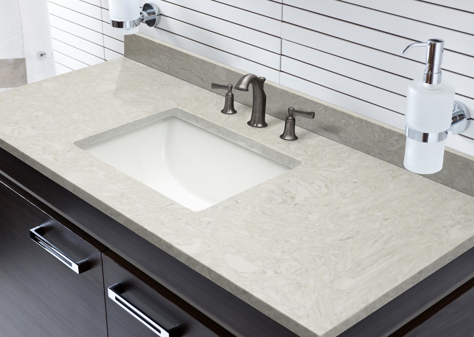 Ackland AKFVNEM49X22P-SB LustreLine 49 in. x 22 in. Integrated – Twilight Grisea