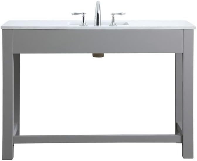 Elegant Kitchen and Bath – VF14848GR – 48 Inch ADA Compliant Bath Vanity In Grey