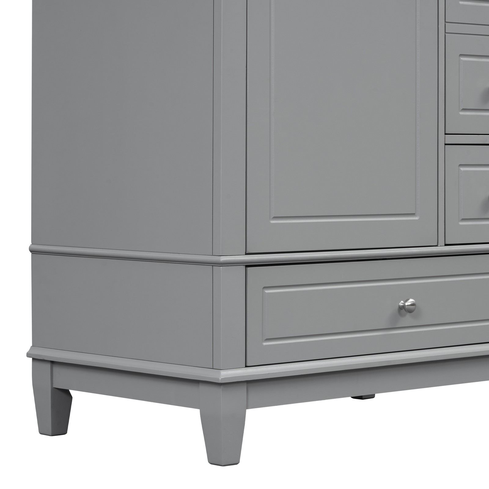 30″ Bathroom Vanity with Sink, Soft Close Door, Grey