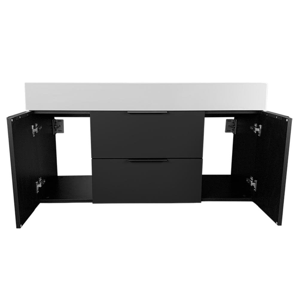 Nameeks Derin-4818-W-C Derin 48″ Wall Mounted Single Basin Vanity – Night Blue /