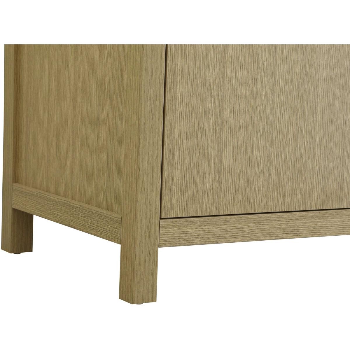 Elegant Lighting VF60630MHB-BS Nathan Vanity Honey Brown