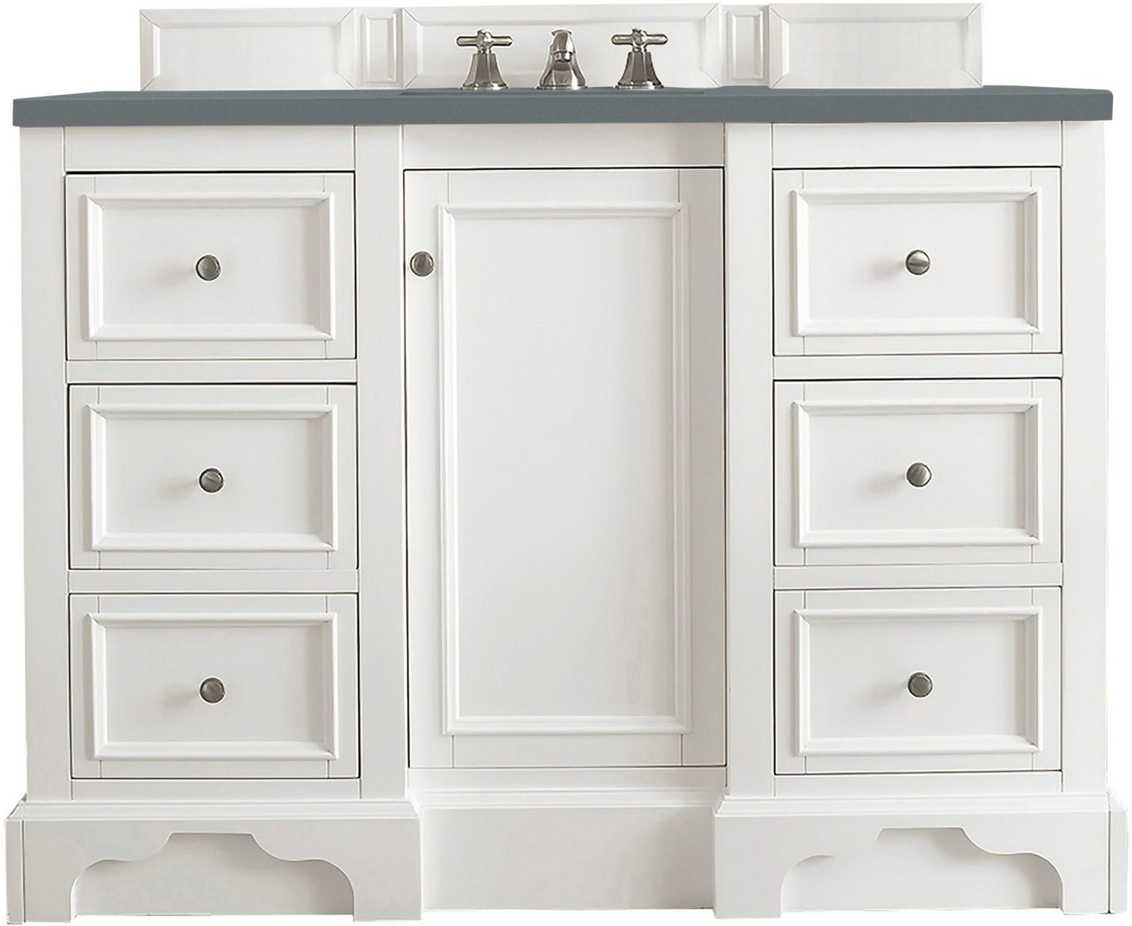 James Martin Vanities 825-V48-3CBL De Soto 48″ – White