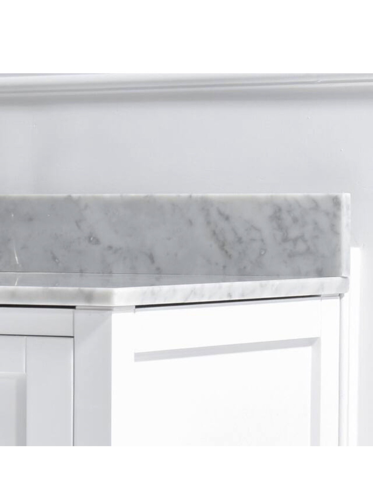 WOODBRIDGE Maldon 37 in. W x 22 in. D Single Basin Carrara Marble Vanity Top