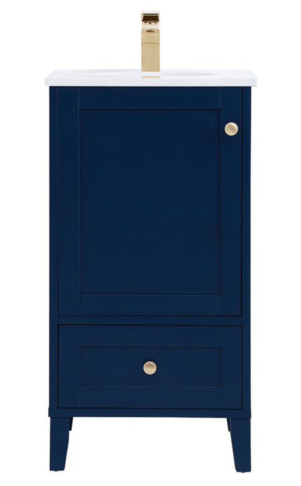 Elegant Lighting VF18018 Sommerville 18″ – Blue