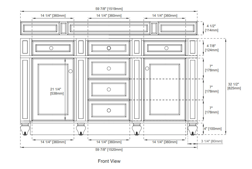 60in James Martin Bristol 157-V60D-BW Bright White Double Vanity
