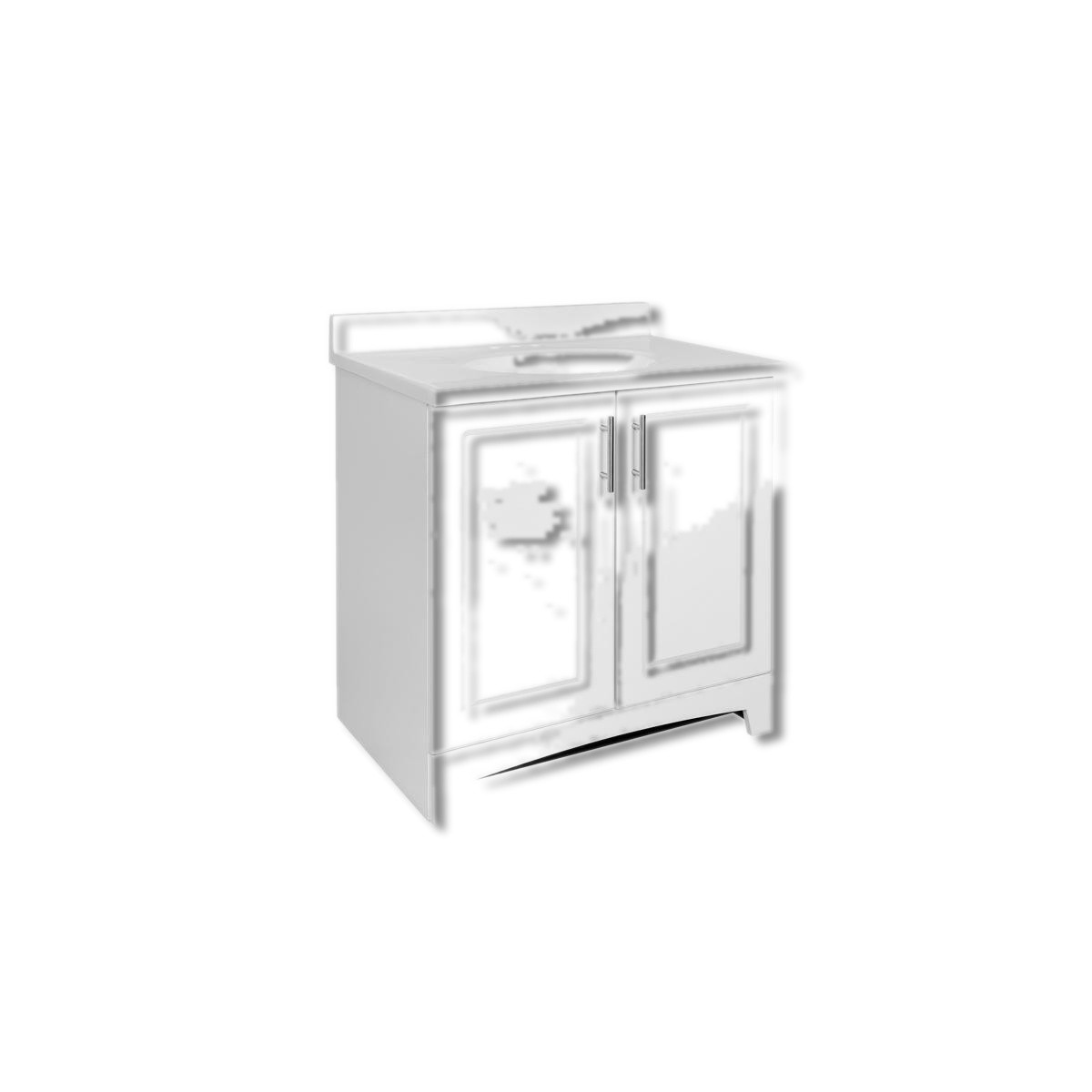 Royal Cabinets Single White Vanity Combo 30-1/2 in X 36 in 80-8101-0-1196