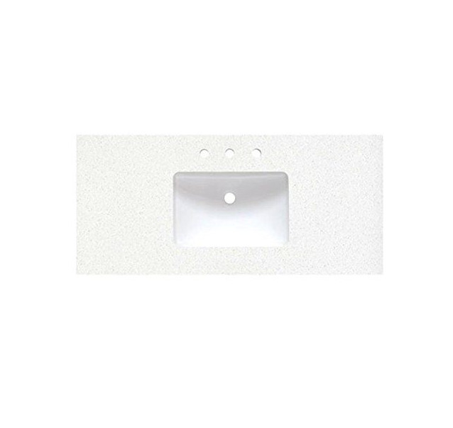 Fairmont Designs 48 3/8″ Rectangular Quartz Vanity Top – TQ-S4822BZ8
