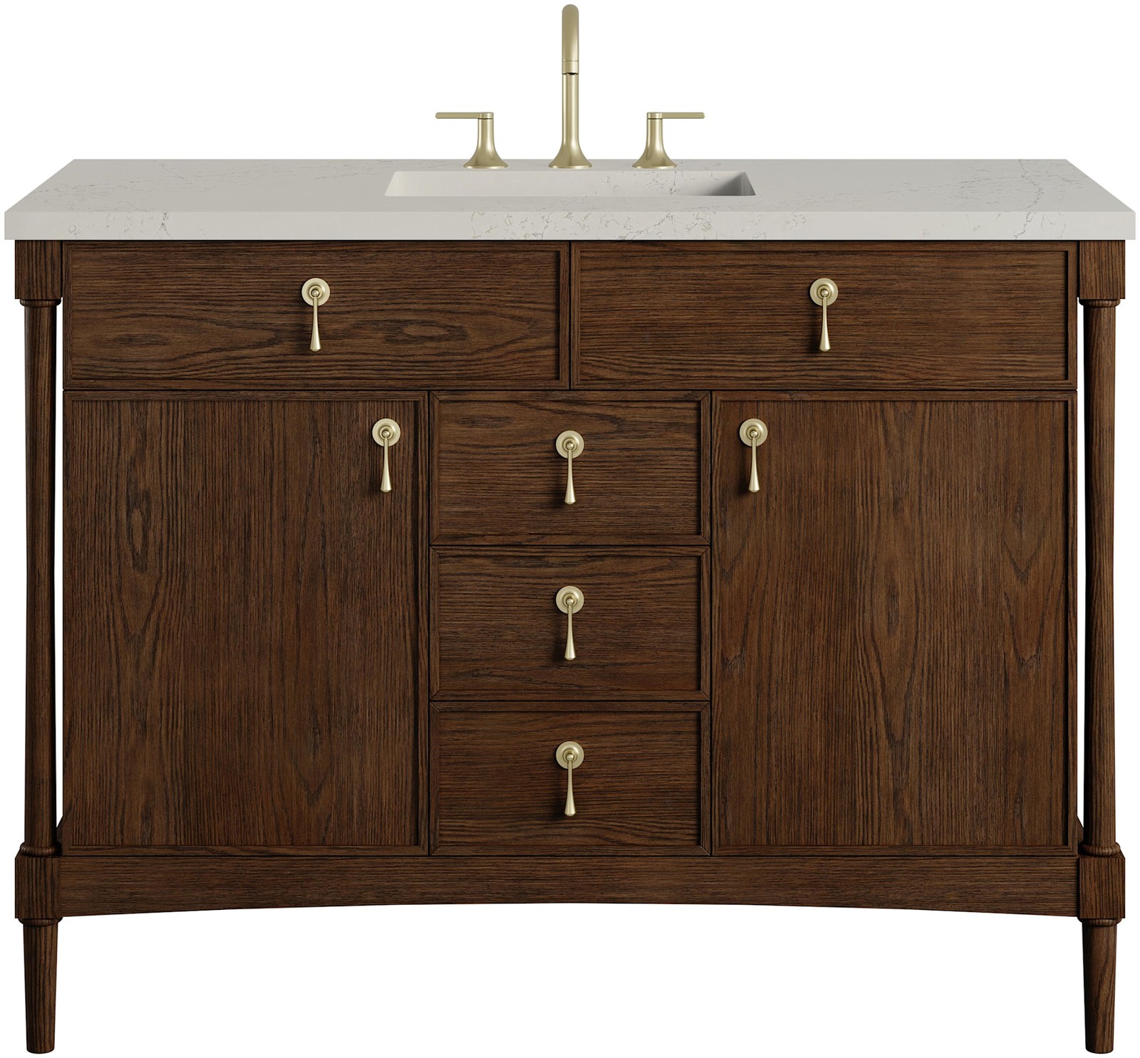 James Martin Vanities D680-V48-3SFR Kinnsden 48″ – Sable Oak
