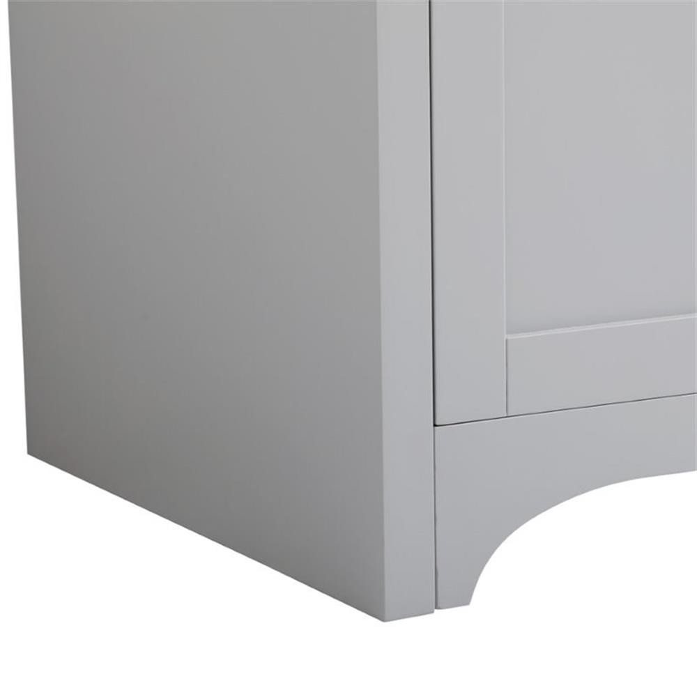 Elegant Decor Moore 48″ Single Quartz Top Bathroom Vanity in Gray