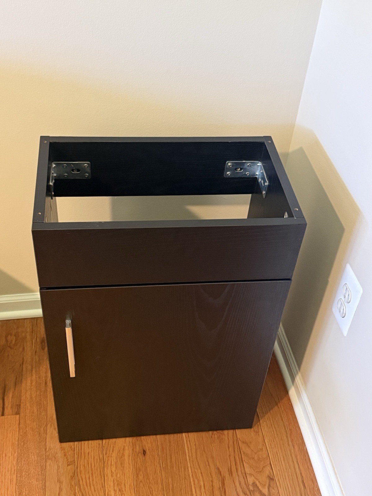 Model # BF101 Sheffield 16.5 in. W x 10 in. D Floating Vanity in Black ONLY Novi