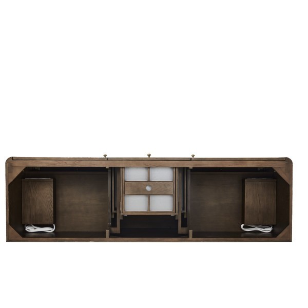 72″ James Martin Gracyn D125-V72-SBL-3VSL Double Vanity Cabinet Victorian Silver