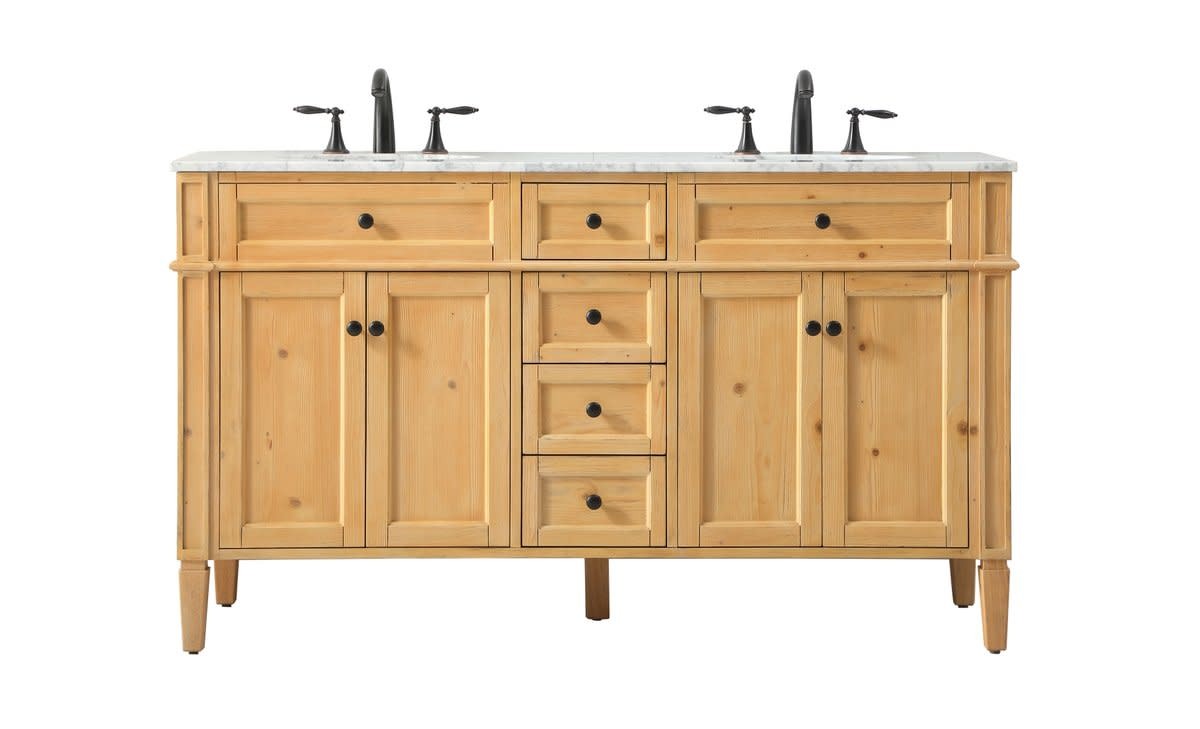 Elegant Lighting VF12560D Park Avenue 60″ – Natural Wood