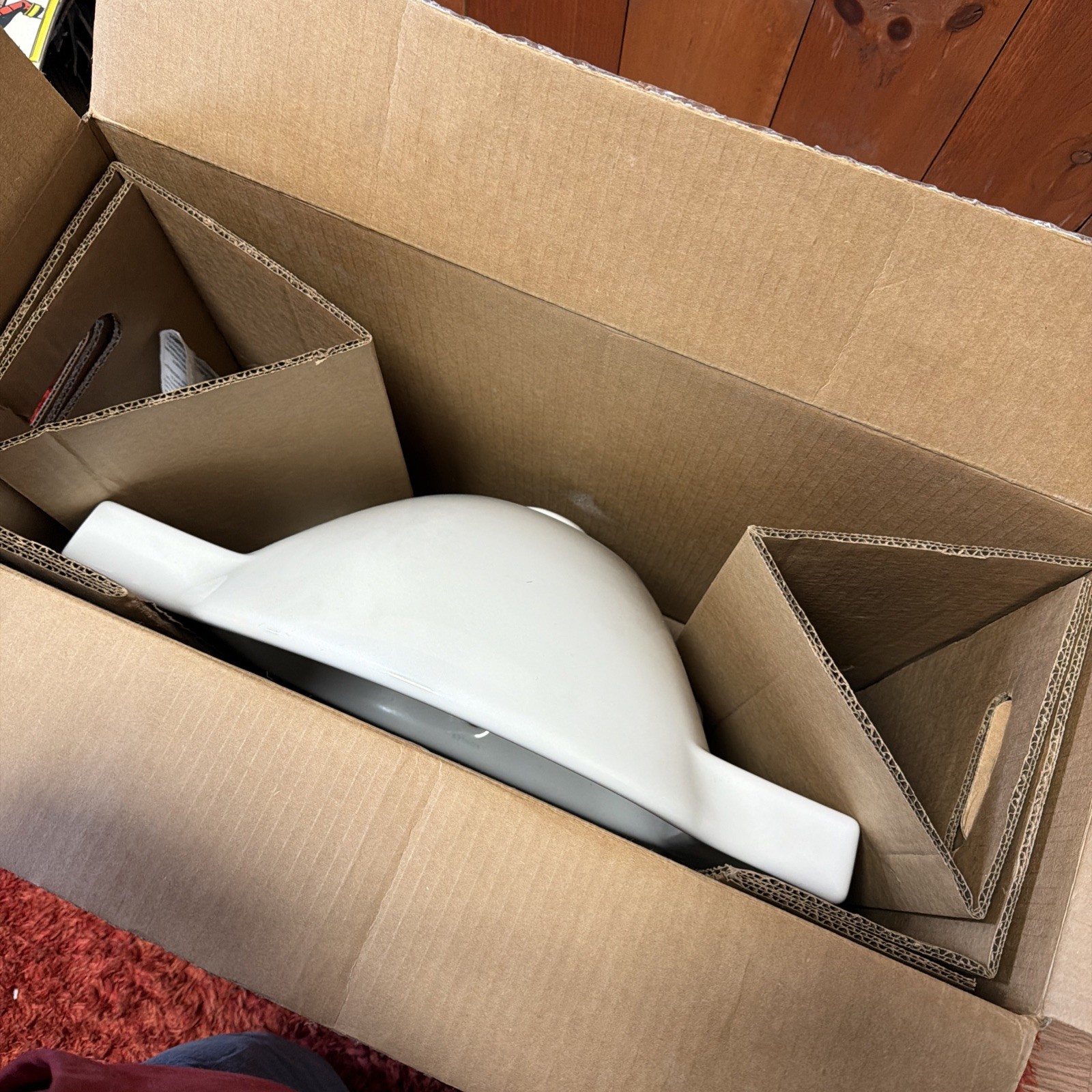 NIB Kohler K-5265 Bathroom White Pedestal Wall Mount Rectangular VANITY SINK