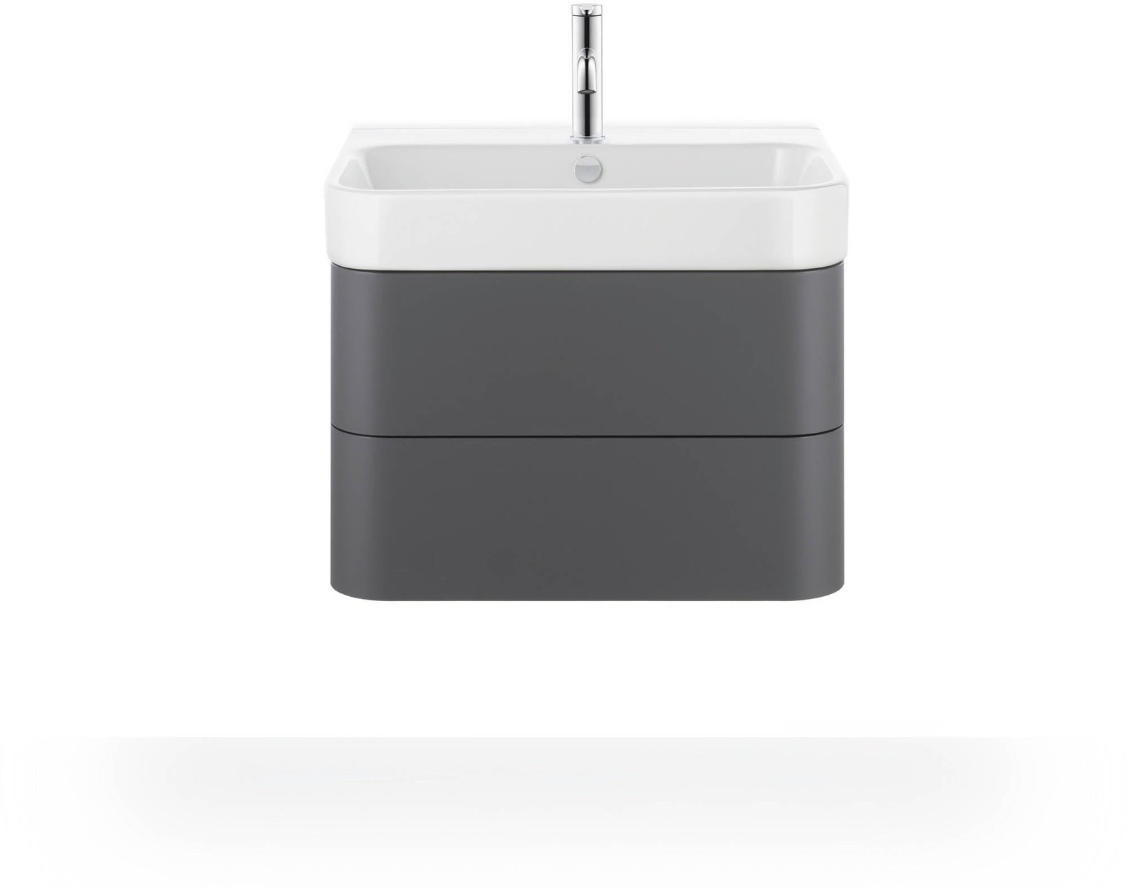 Duravit 2318650000 white, Furniture washbasin 650mm Happy D.2, TP, 1 TH, Medium