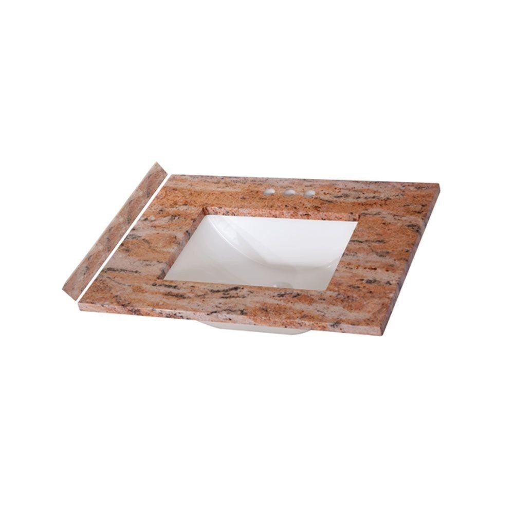 18 in. Stone Effects Sidesplash in Bordeaux
