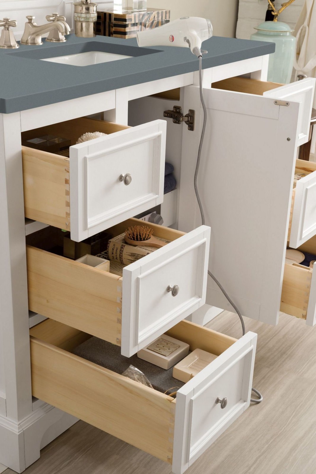 James Martin Vanities 825-V48-3CBL De Soto 48″ – White