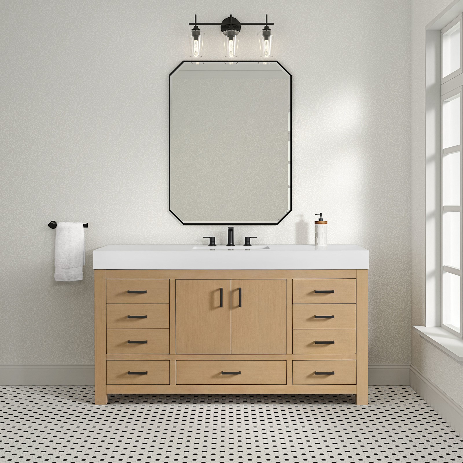 Miseno MV-MN520V60S Alanya 60″ – Warm Oak