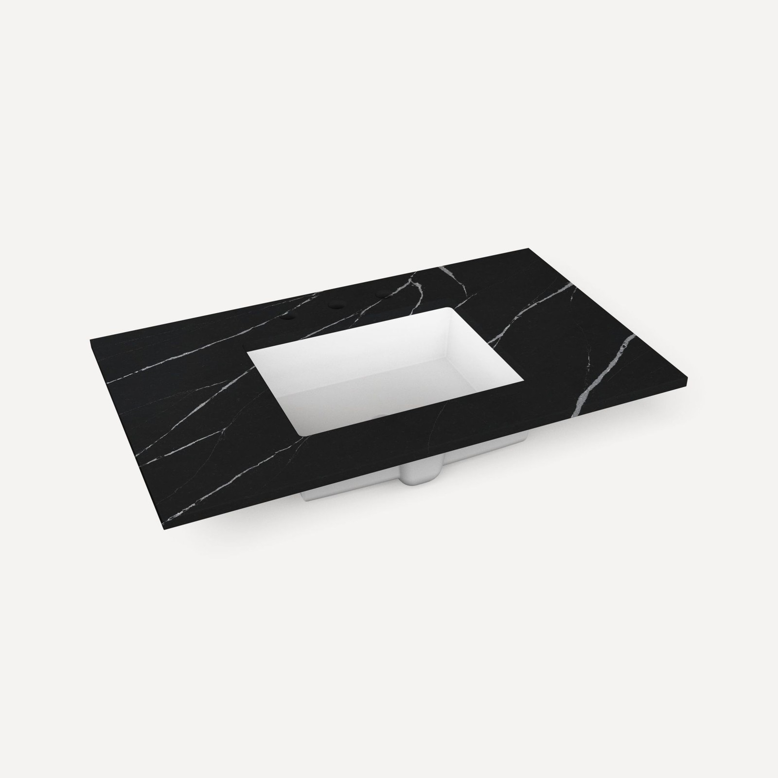 Robern TA36UCO-8CS2 Craft Series 36″ Quartz Vanity Top – White Zeus Extreme