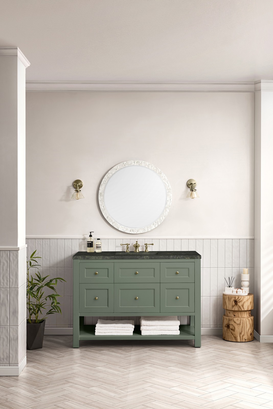 James Martin Vanities 330-V48-3PHT Breckenridge 48″ – White