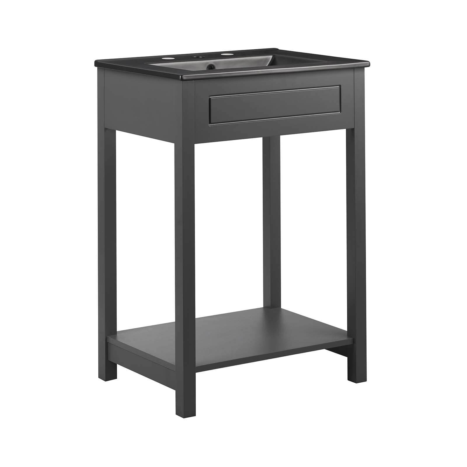 Modway Altura 24″ Bathroom Vanity in Gray Black
