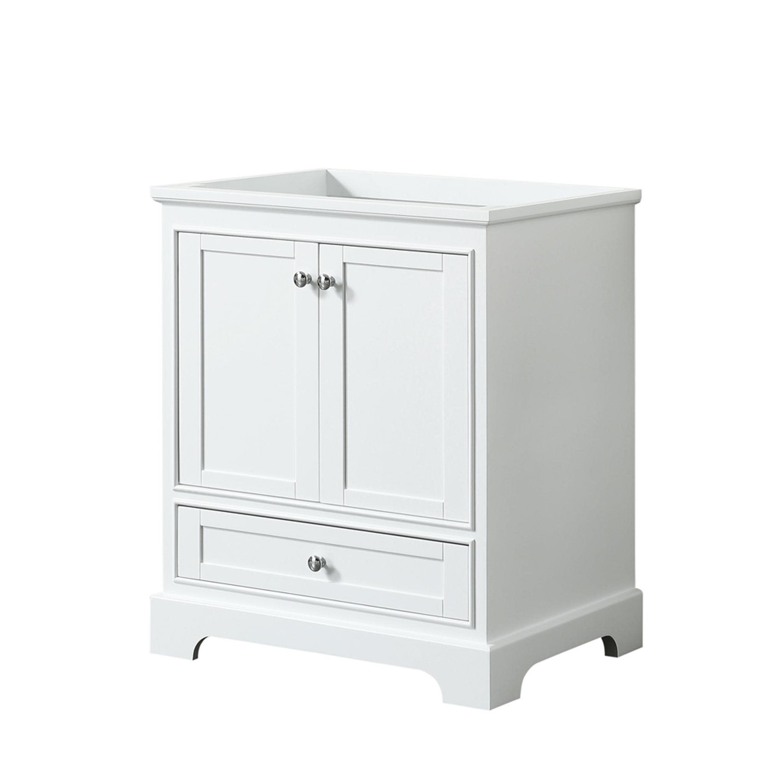 Wyndham Collection WCS202030SCXSXXMXX Deborah 29-1/4″ – White / Polished Chrome
