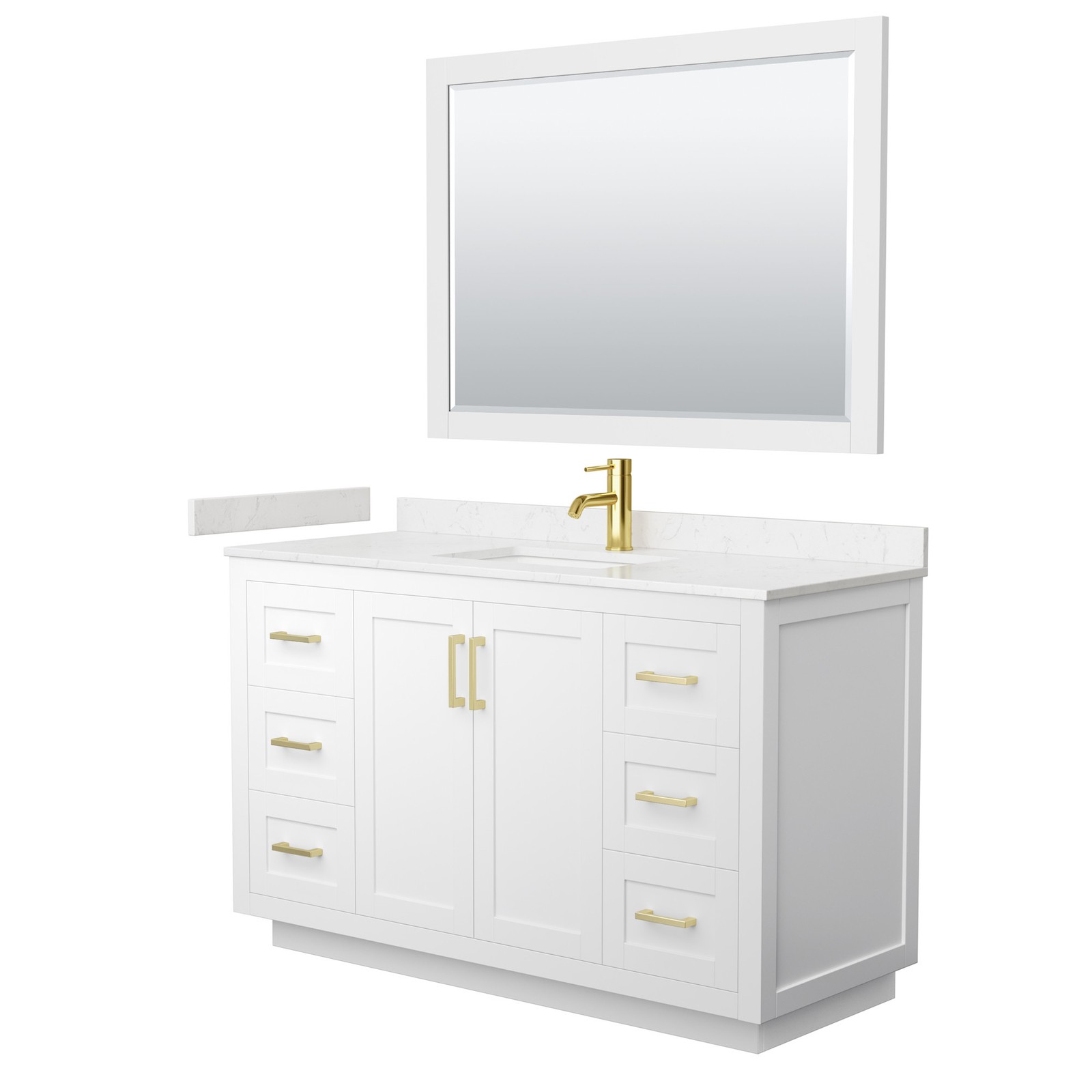 Wyndham Collection WCF2929-54S-VCA-M46 Miranda 54″ – Green / Carrara Cultured