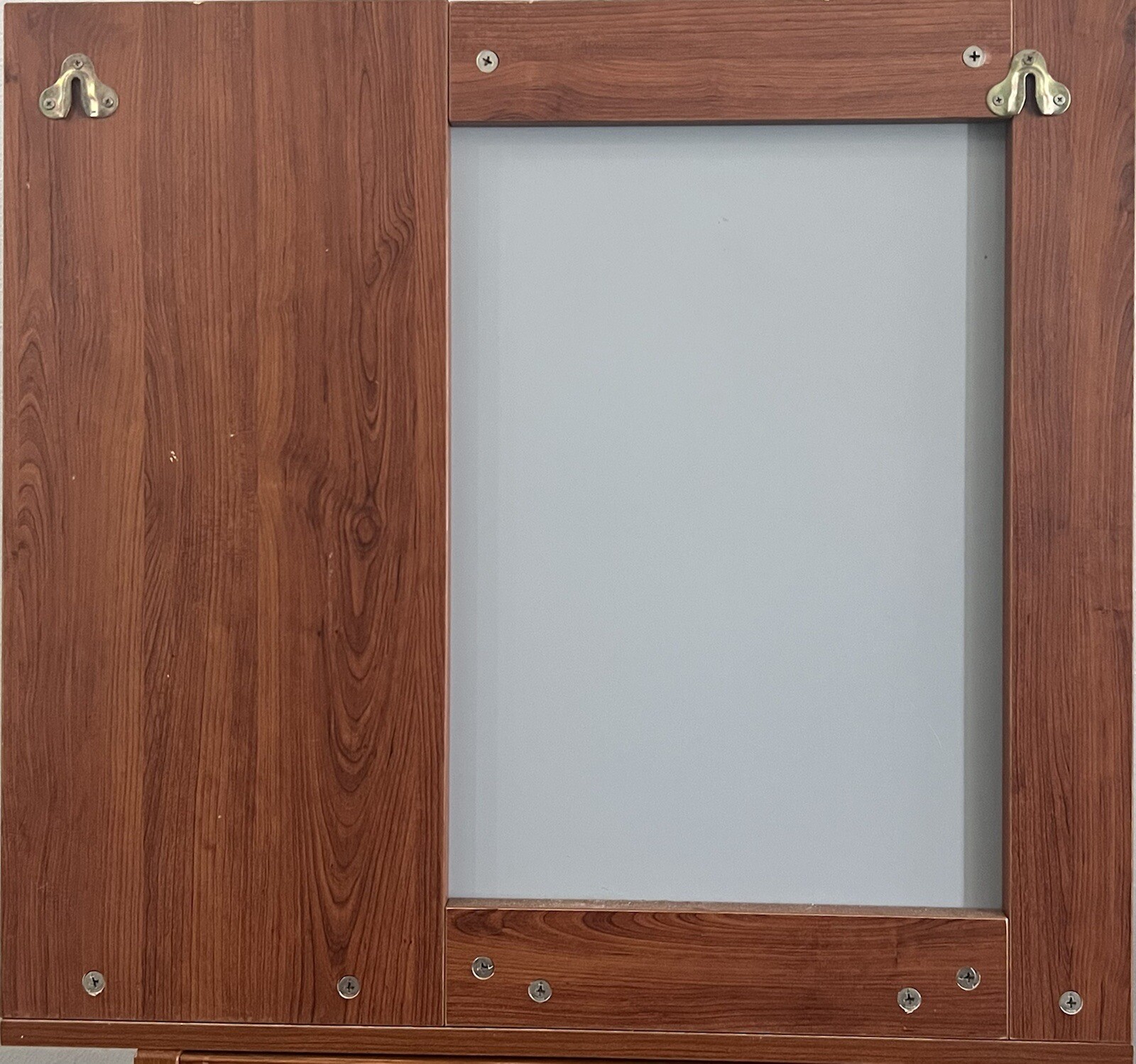 Modern Scandinavian Floating Bathroom Vanity Cabinet & Mirror With Shelving