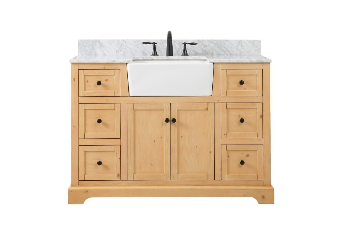 Elegant Lighting VF60248-BS Franklin 48″ – Natural Wood