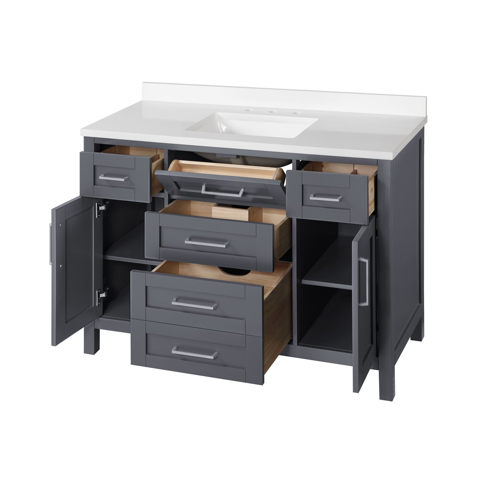 Ove Decors 15VVA-TAHB48 Tahoe 48″ – Almond Latte / Cultured Marble Top