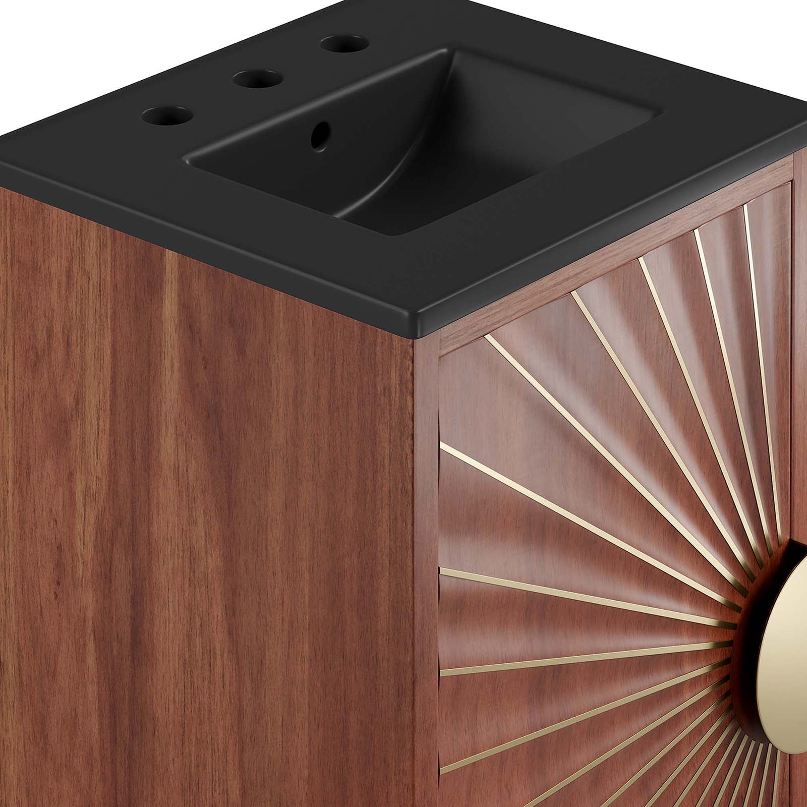 Daylight 18″ Bathroom Vanity in Black Walnut