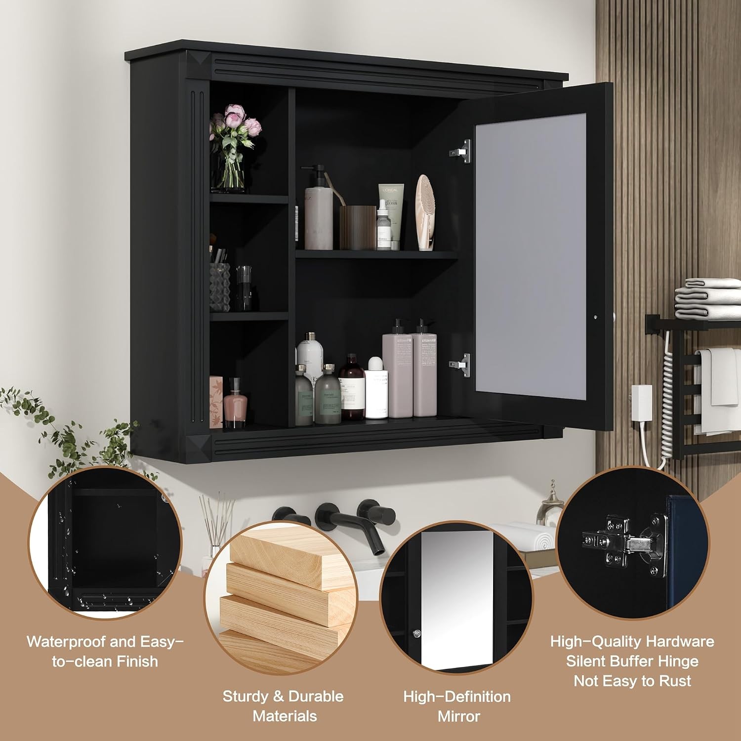 36″ Bathroom Vanity W/ Sink 36 inch Bathroom Vanity Storage Cabinet W/ Matching