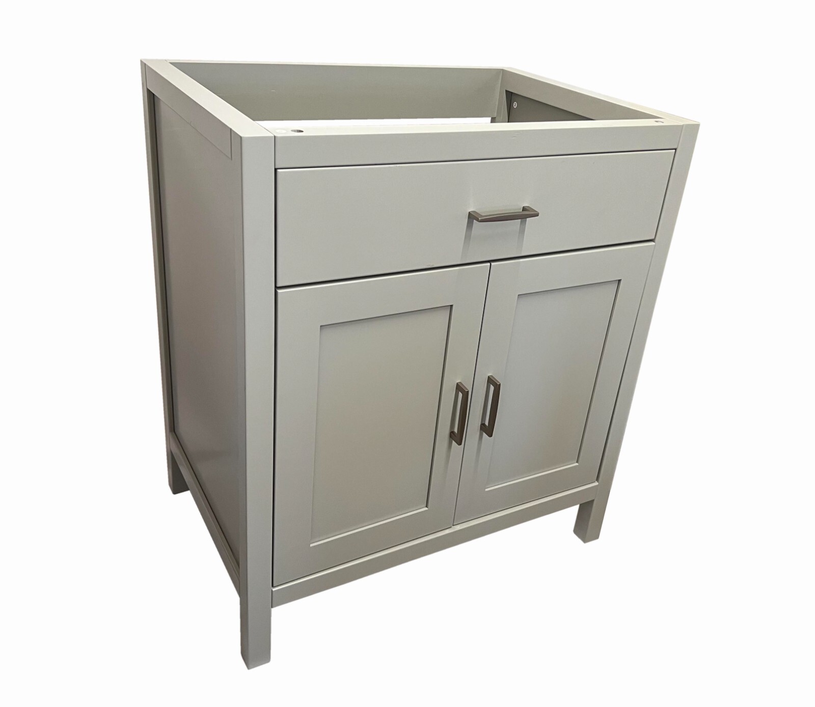 30″ Light grey Shaker Single-sink Bathroom Vanity Base Cabinet NE-V3021-LG