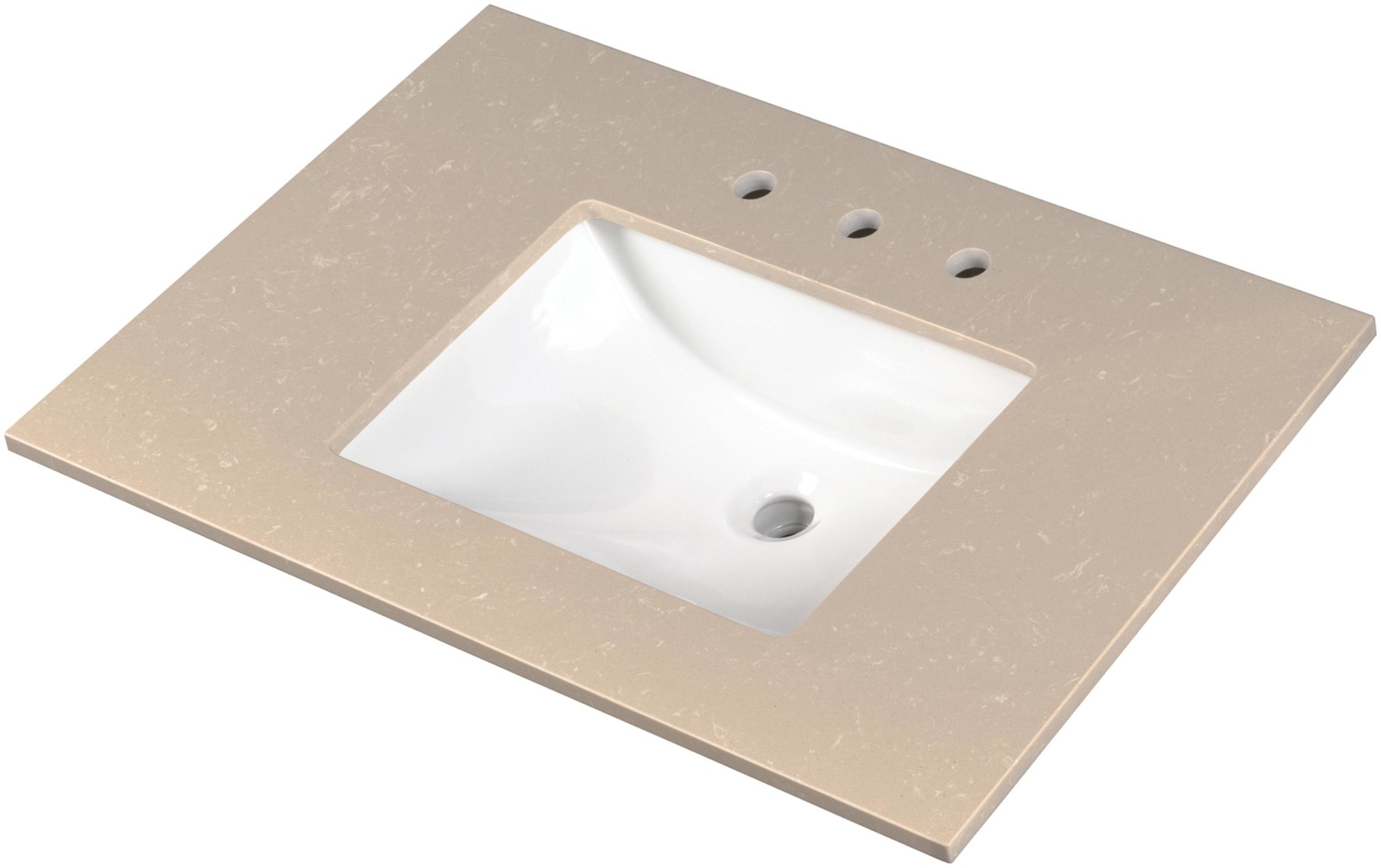 Ackland AKFVNEM37X22P-SB LustreLine 37 in. x 22 in. Integrated – Cristal Blanche