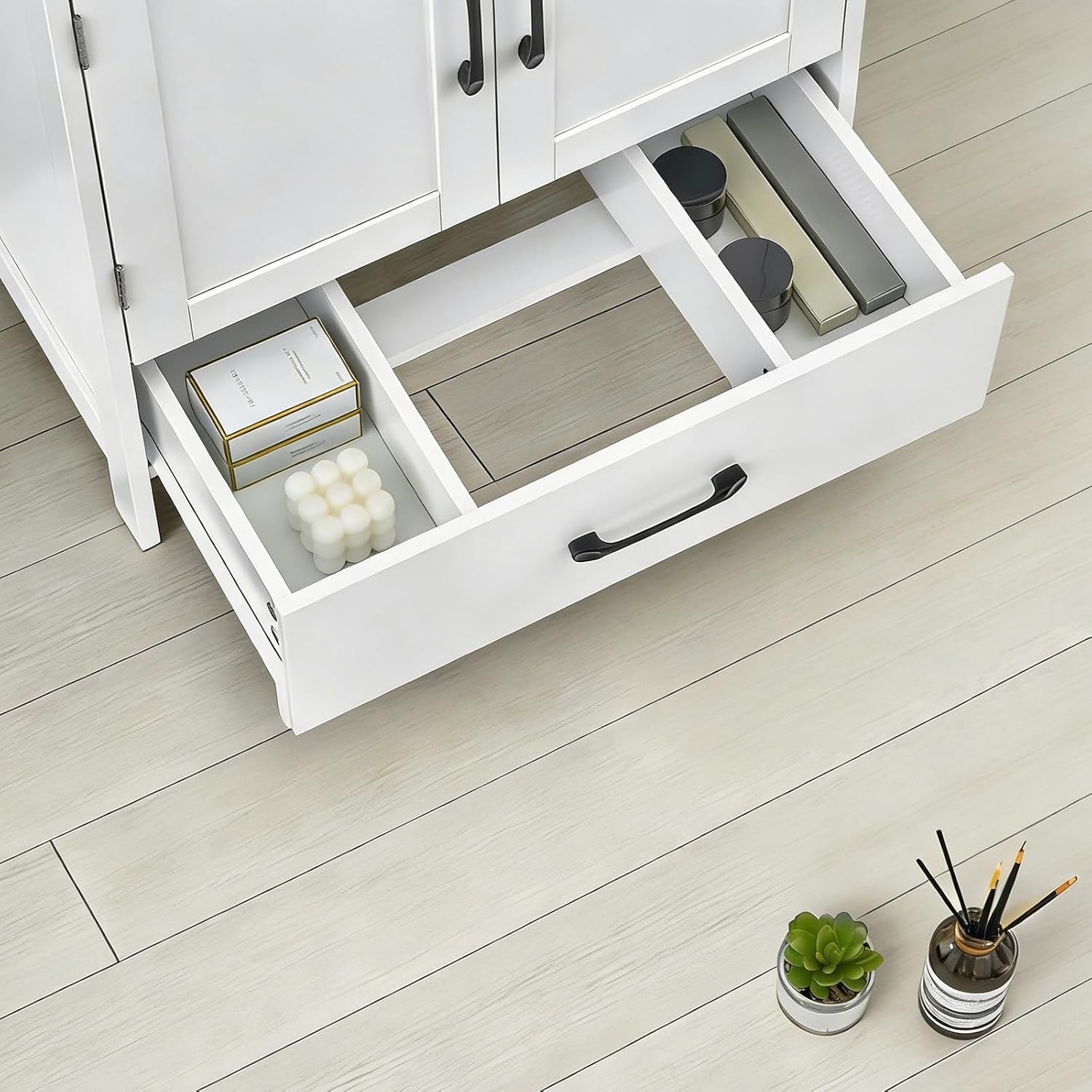Bathroom Vanity Sink Cabinet, Under Sink Storage Cabinet with 2 Doors,