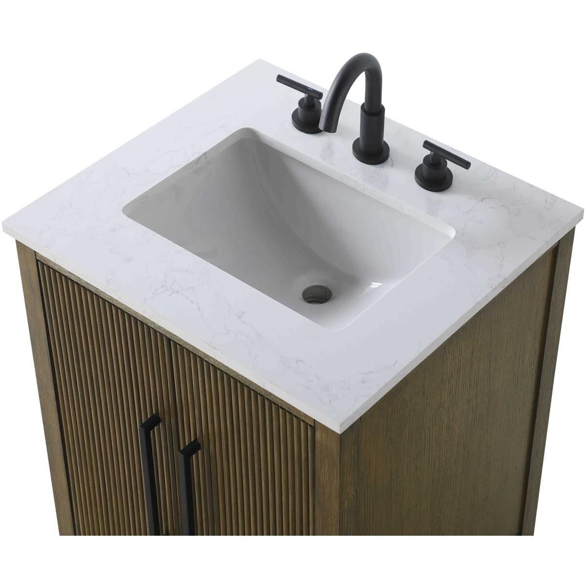 Elegant Lighting VF29624HO Blakely Vanity Hazel Oak