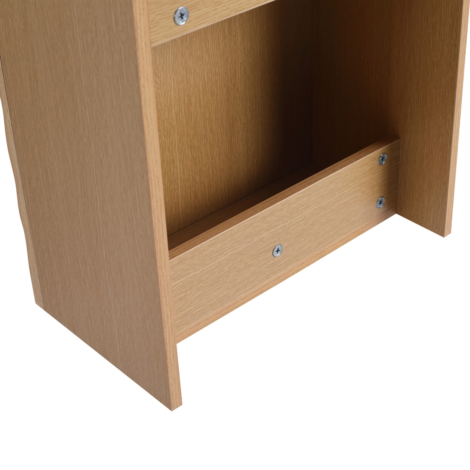 Wall-Mounted Bathroom Vanity w/Resin Sink, Storage Cabinet w/Soft Closed Door