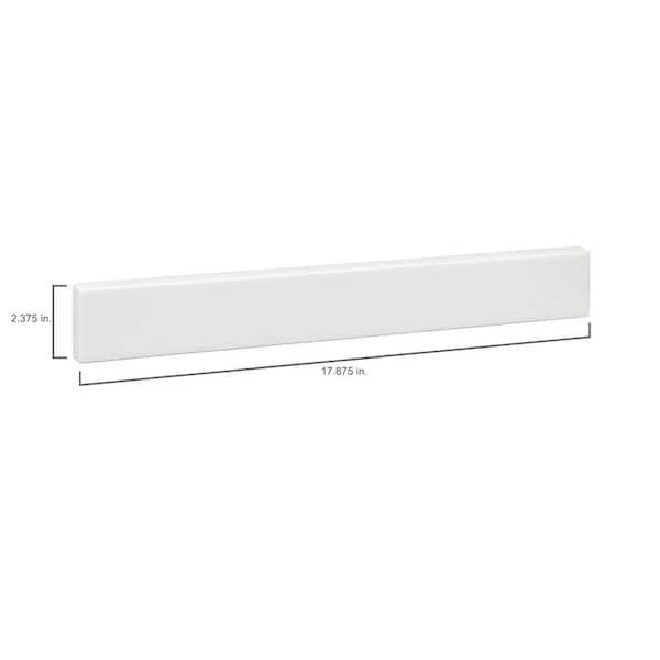 Glacier Bay Newport Cultured Marble Lite Sidesplash in White 17.6″ NSS19GBCOM-W