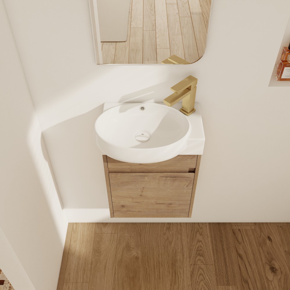 Bathroom Vanity with Sink and Soft-Close Doors