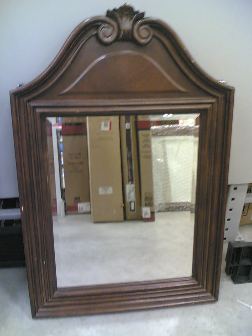 NIB: Medium Decorative Colonial-Design Bathroom Vanity or Hallway Mirror (22×35)