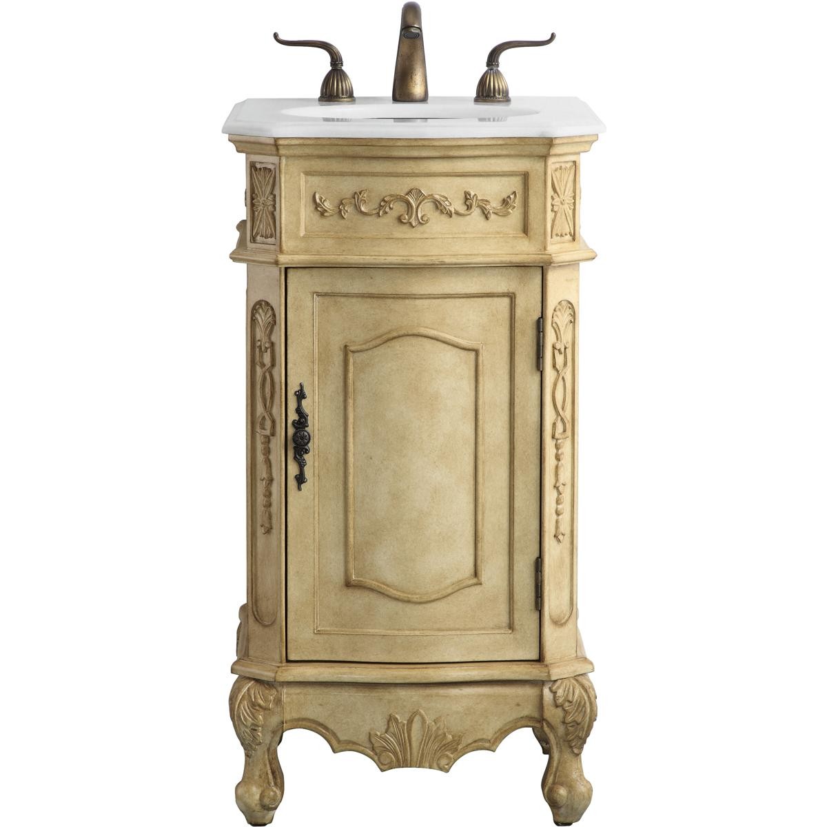 Elegant Lighting VF10119AB-VW Danville Vanity Antique Beige