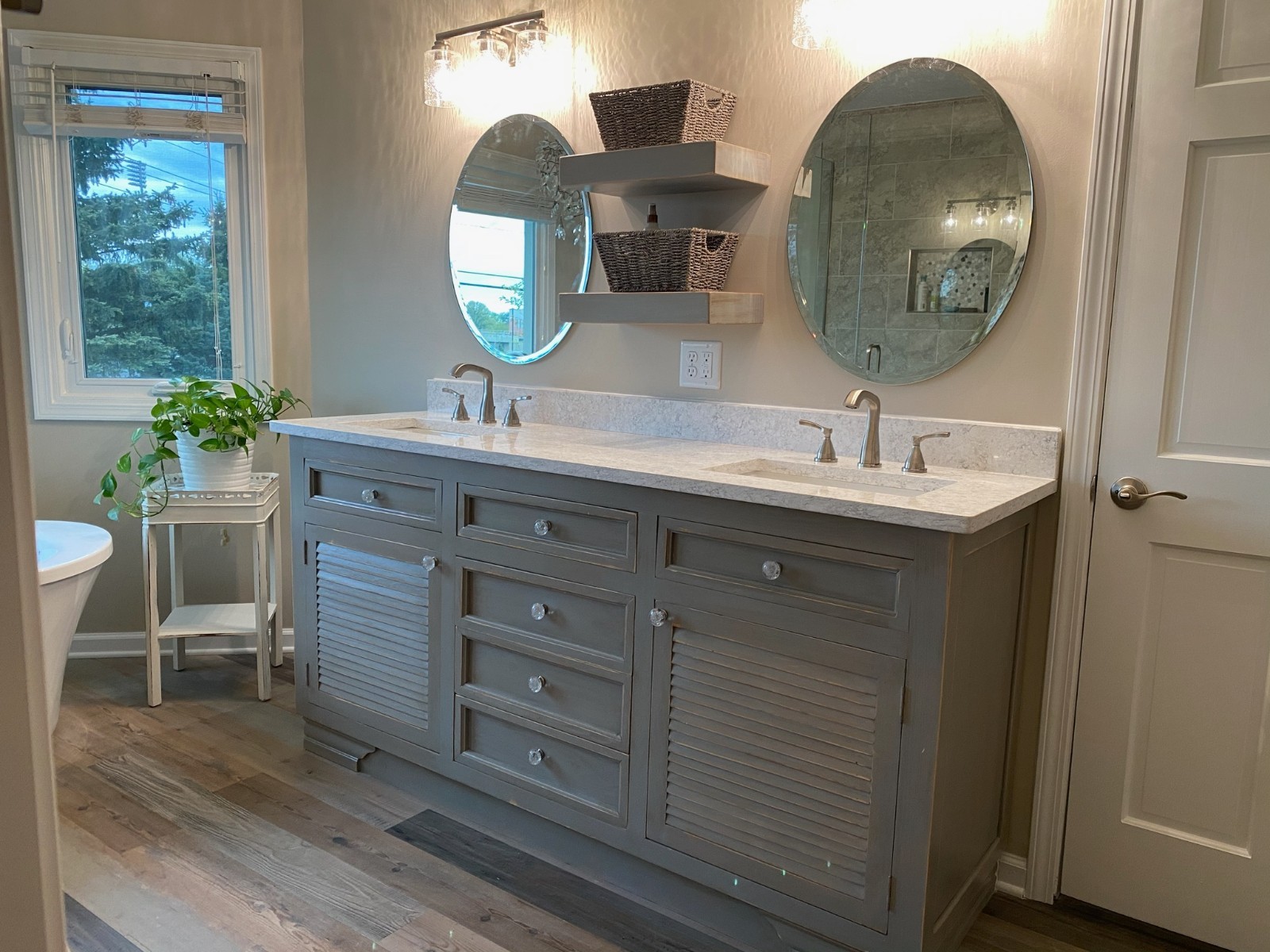 Fulton Rustic Bathroom Vanity
