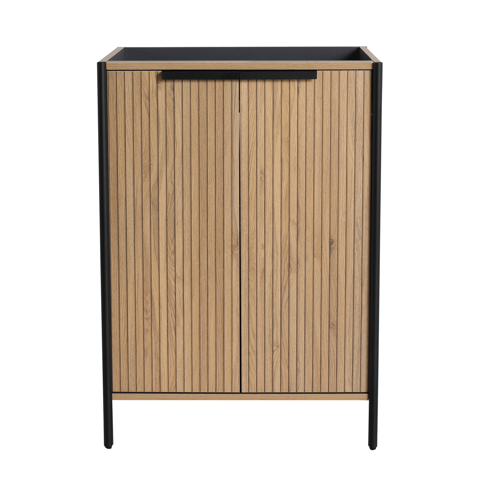 24″ Plywood Freestanding Bathroom Vanity Without Sink Top Included With Doors