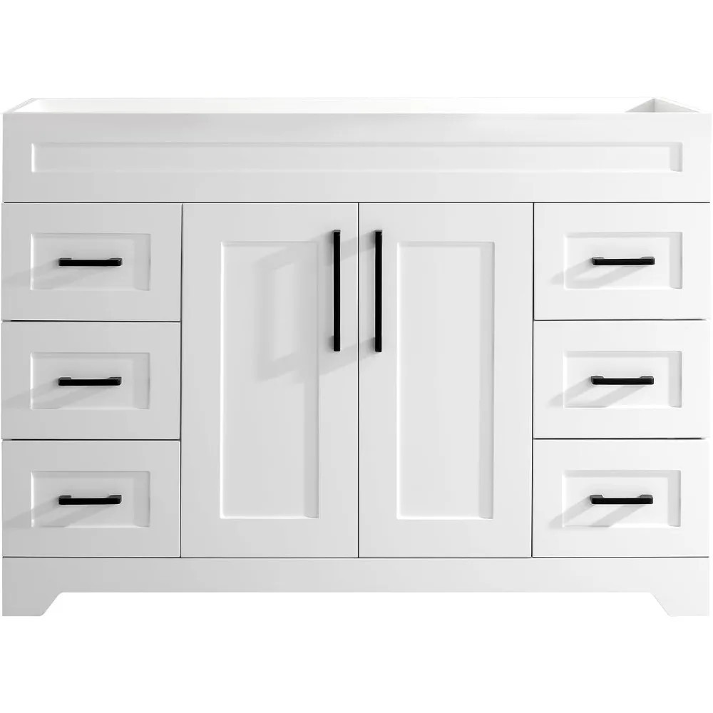 48 Inch Bathroom Vanity with Sink Freestanding Wood Cabinet